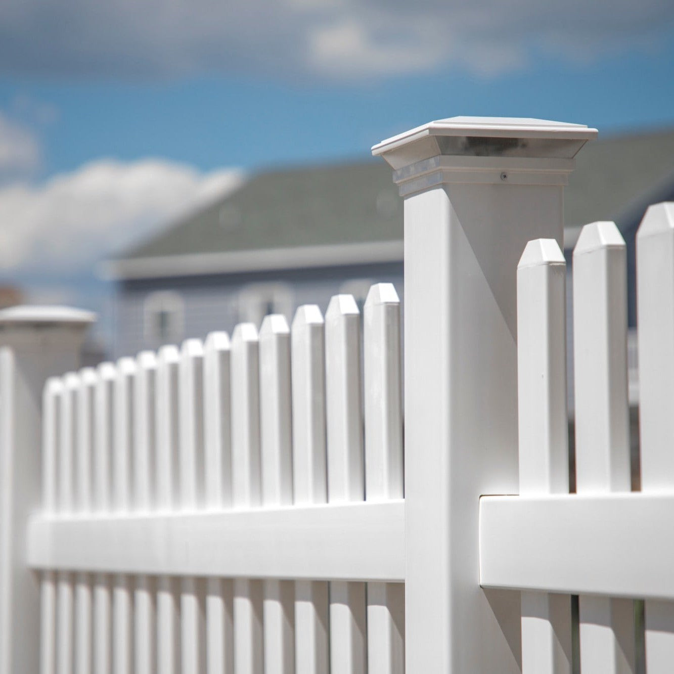 Rockport Haven Series - Fence Panel - 4' x 8'-Vinyl Fence Panels-ActiveYards-White-FenceCenter