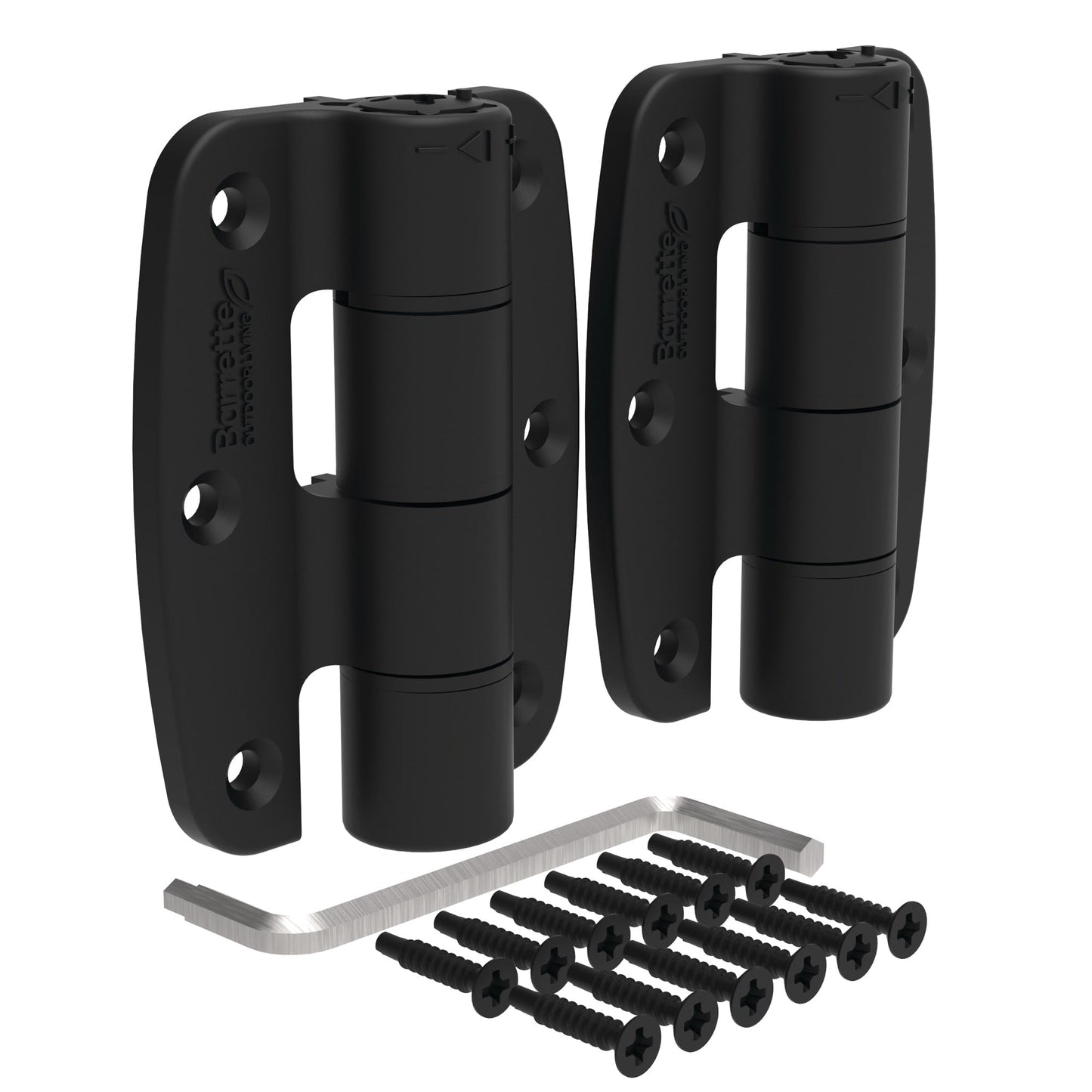 Butterfly Hinge - Compact Polymer-Hinges-BOL Hardware-Black-48-FenceCenter