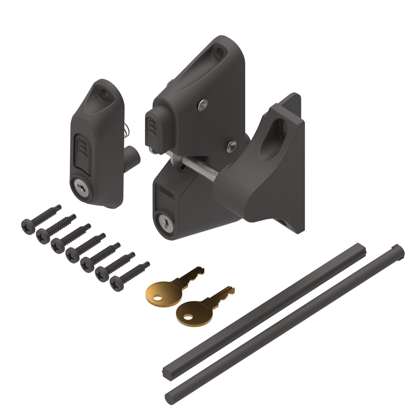 Gravity Latch - Two Sided Locking-Latches-BOL Hardware-FenceCenter