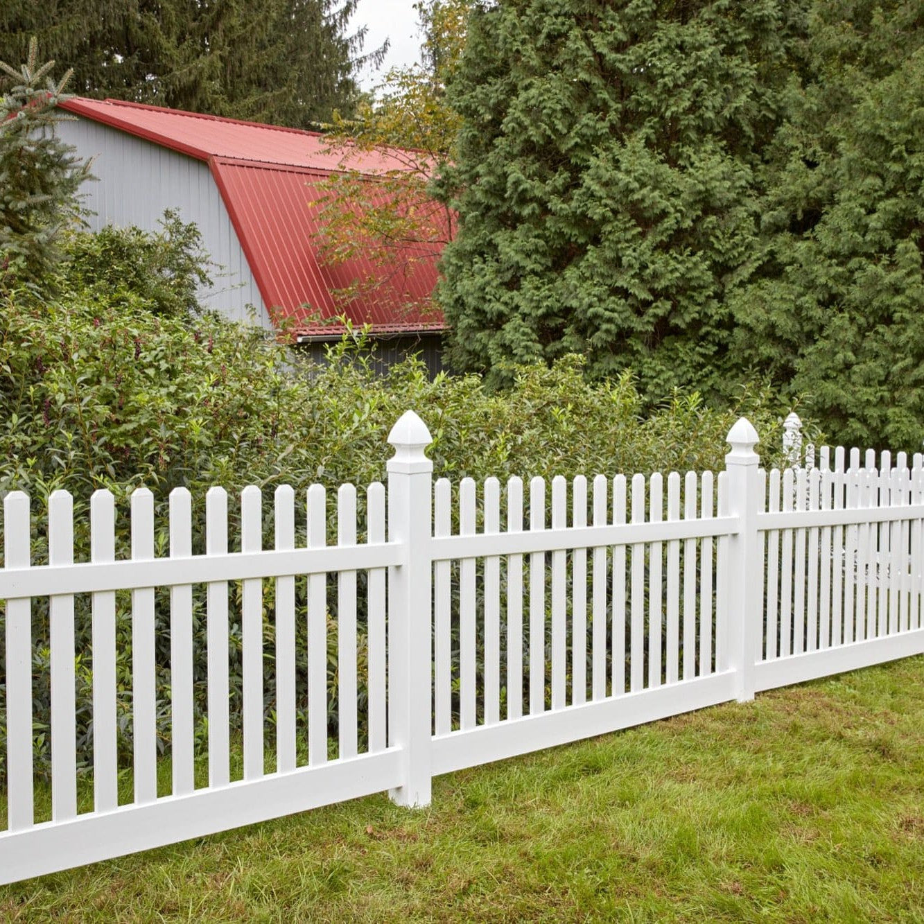 Rockport Haven Series - Fence Panel - 4' x 8'-Vinyl Fence Panels-ActiveYards-White-FenceCenter