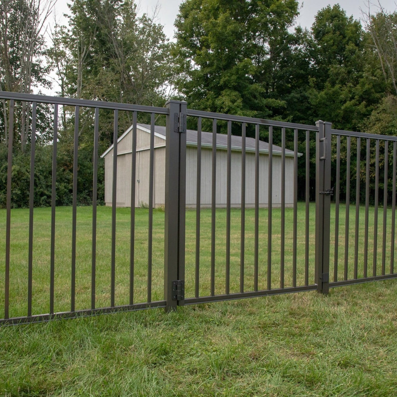 Princeton DR Harbor Series - Fence Panel - 4½' x 6' Drop Rail-Aluminum Fence Panels-ActiveYards-FenceCenter