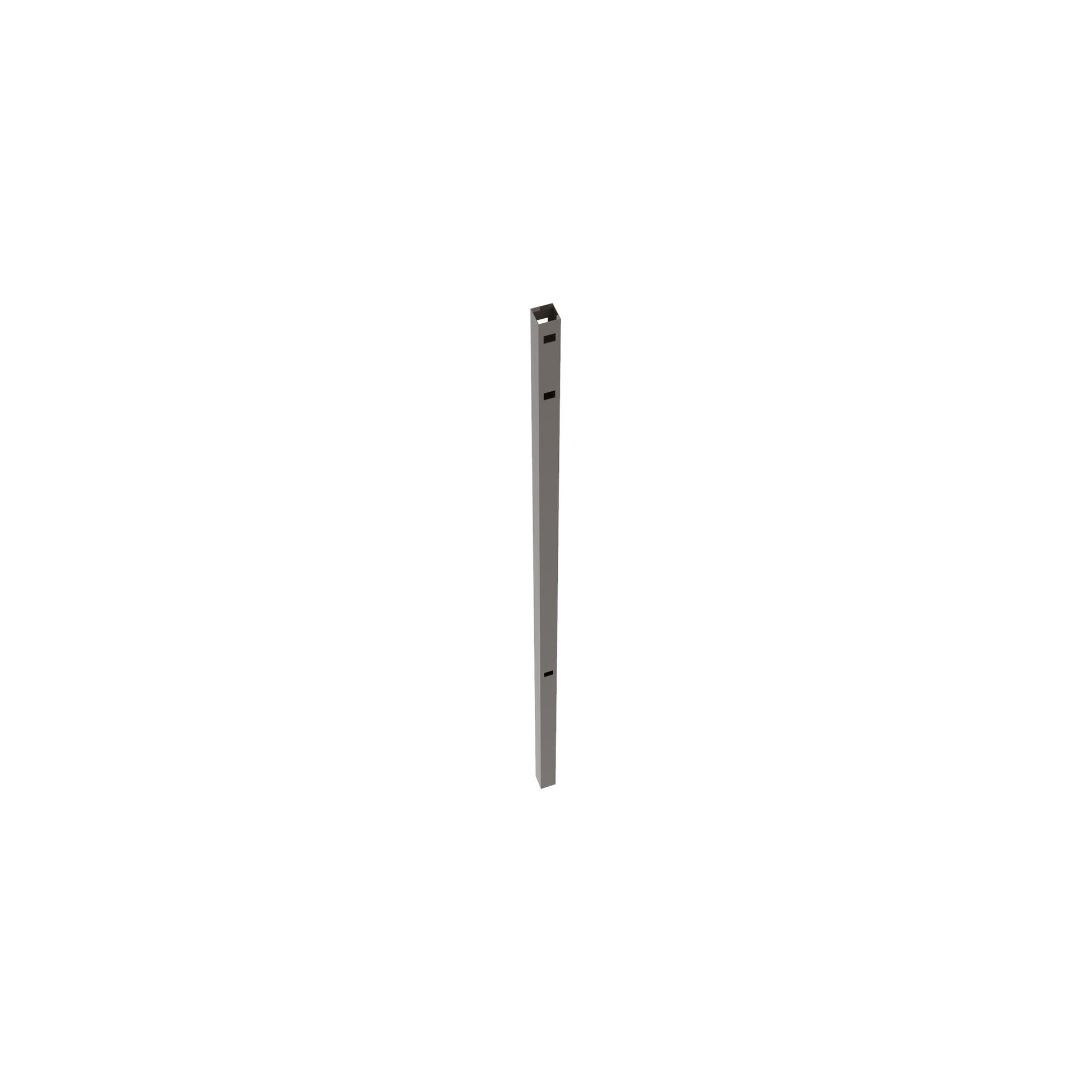Line Post - 2" x 2" x 82" (H)-Aluminum Fence Posts-ActiveYards-FenceCenter