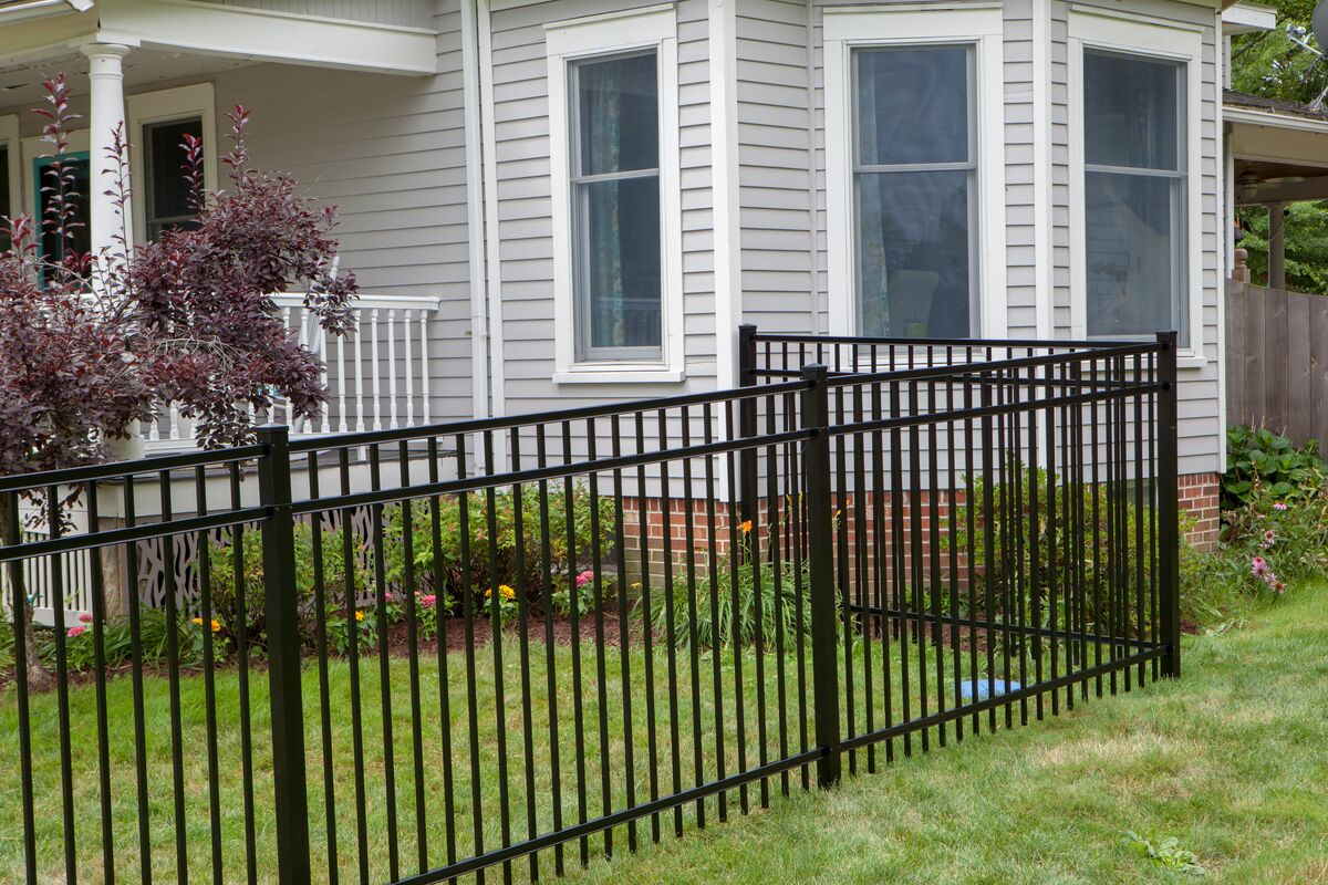 Princeton Haven Series - Fence Panel - 5' x 8'-Aluminum Fence Panels-ActiveYards-Black-FenceCenter
