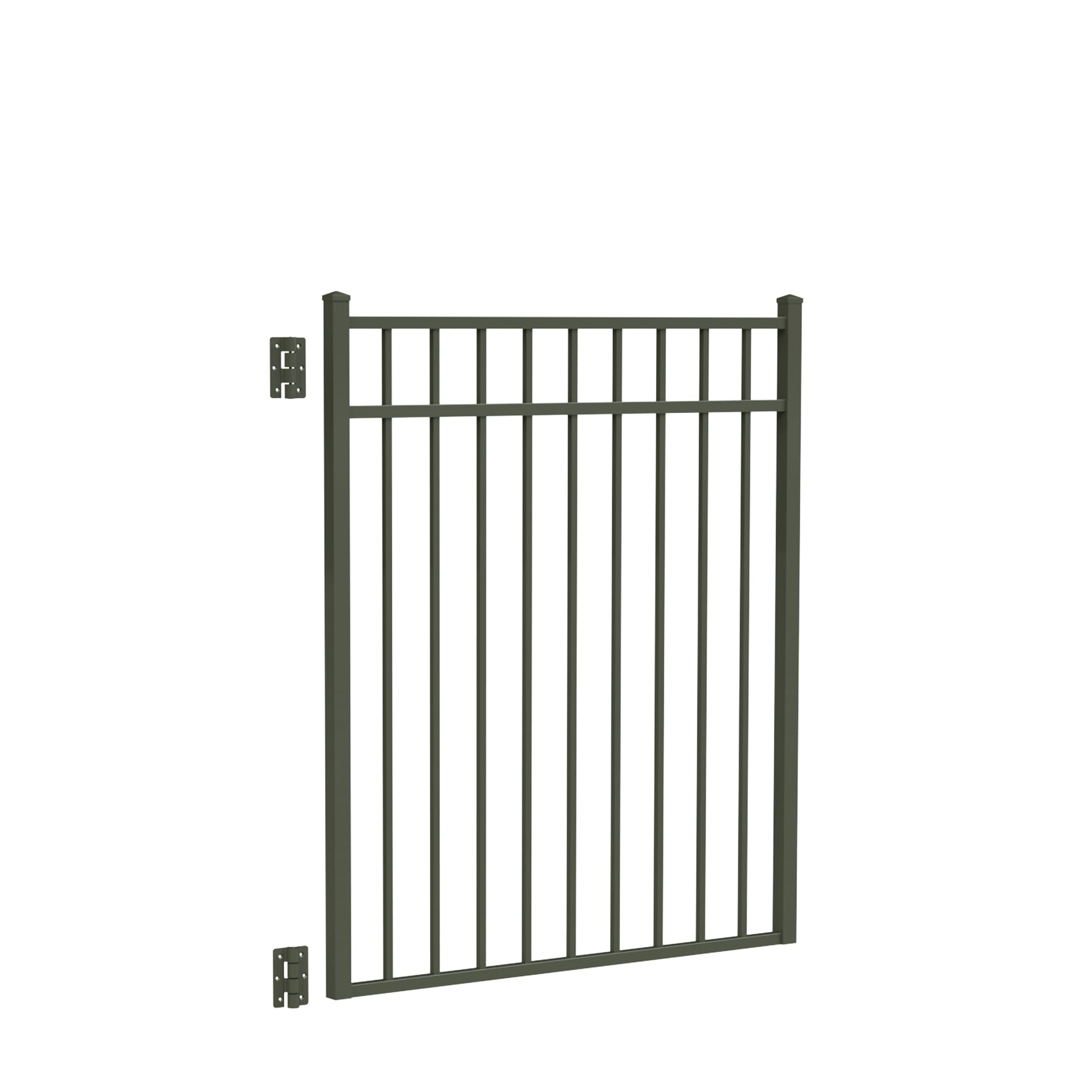 Princeton DR Harbor Series - Straight Gate - 4½' x 4'-Aluminum Fence Gates-ActiveYards-FenceCenter