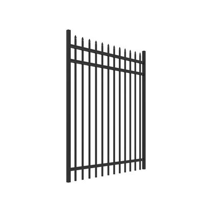 Georgetown Haven Series - Straight Gate - 6' x 5'-Aluminum Fence Gates-ActiveYards-Black-FenceCenter
