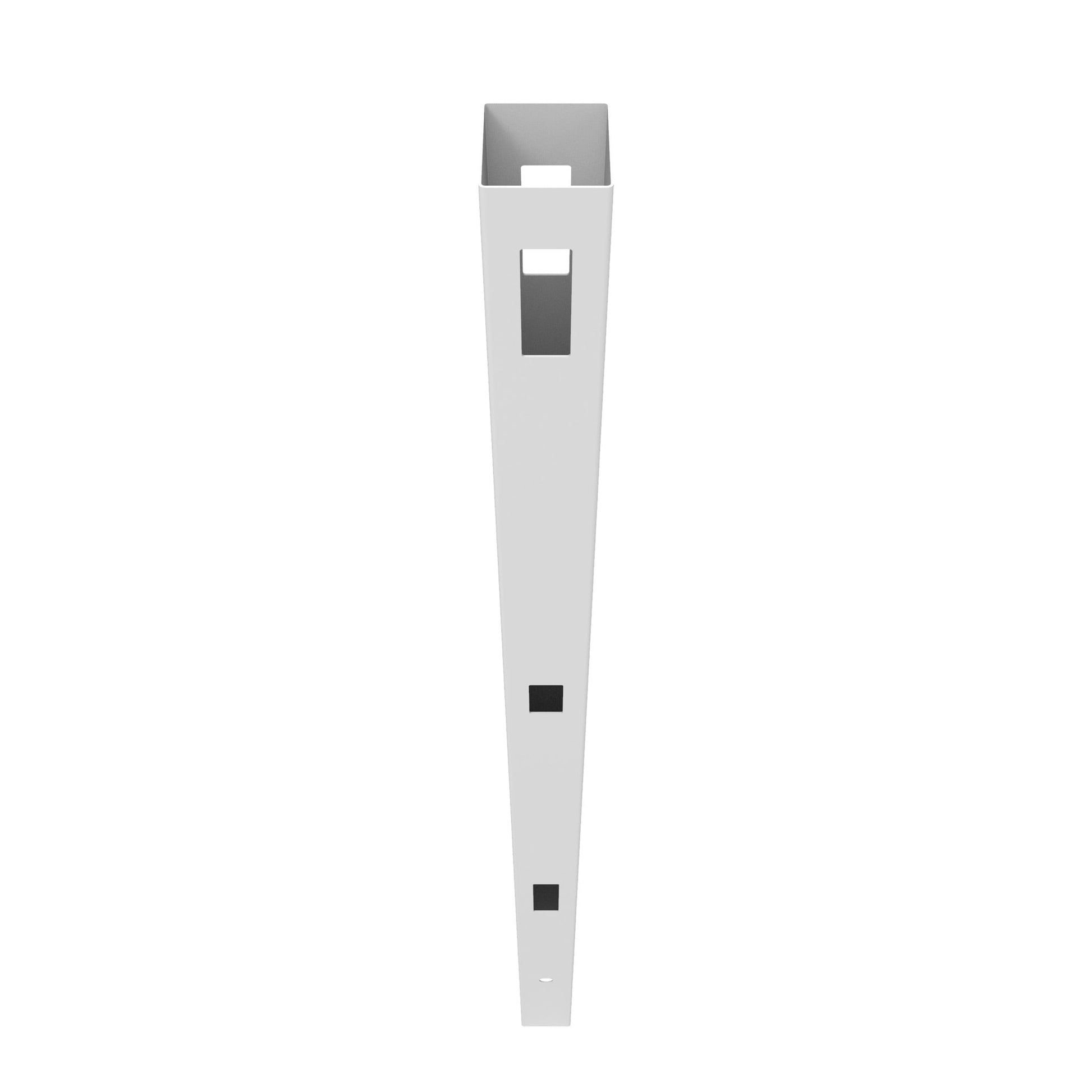 Line Post (N) - 5" x 5" x 108"-Vinyl Fence Posts-ActiveYards-White-FenceCenter