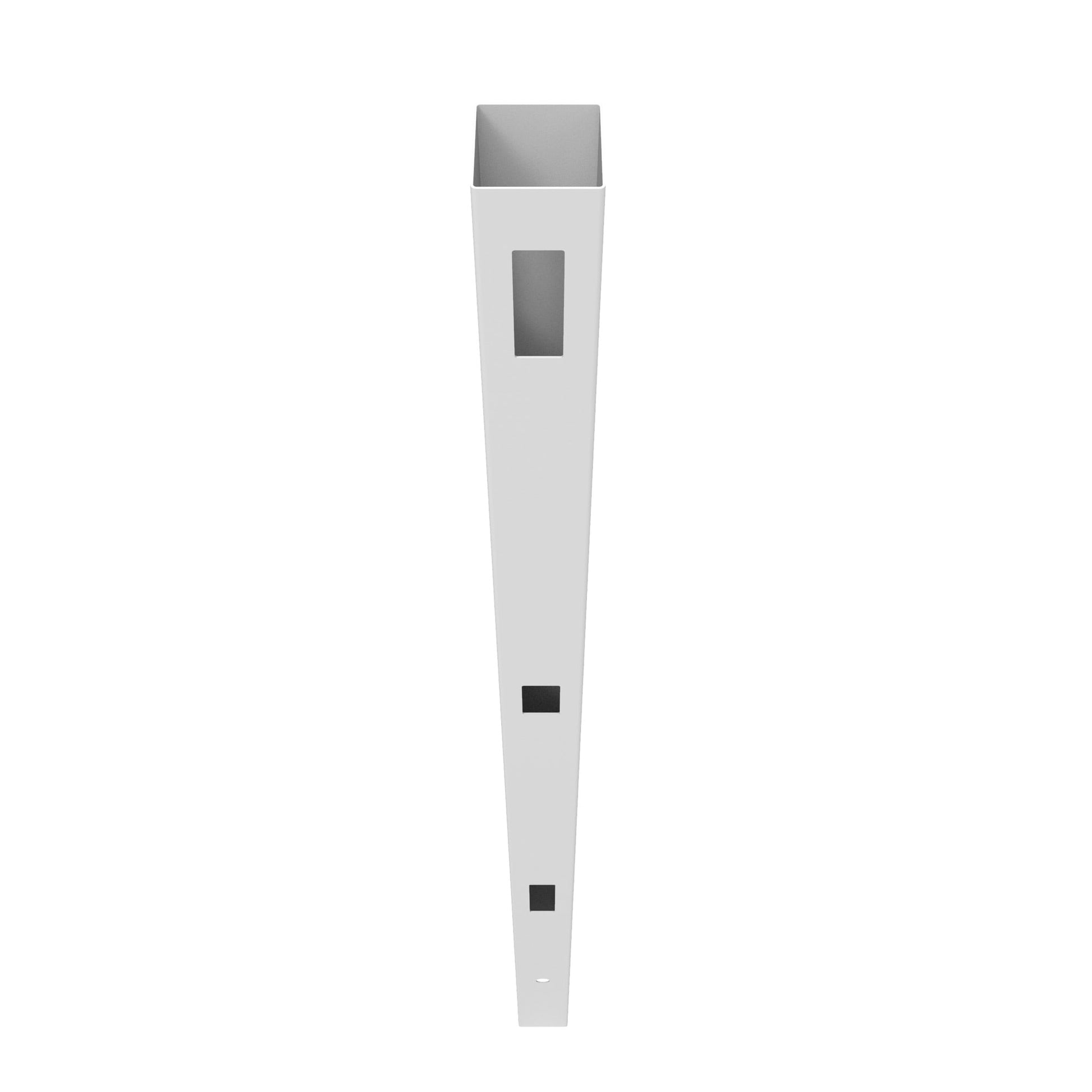 Corner Post (N) - 5" x 5" x 108"-Vinyl Fence Posts-ActiveYards-White-FenceCenter