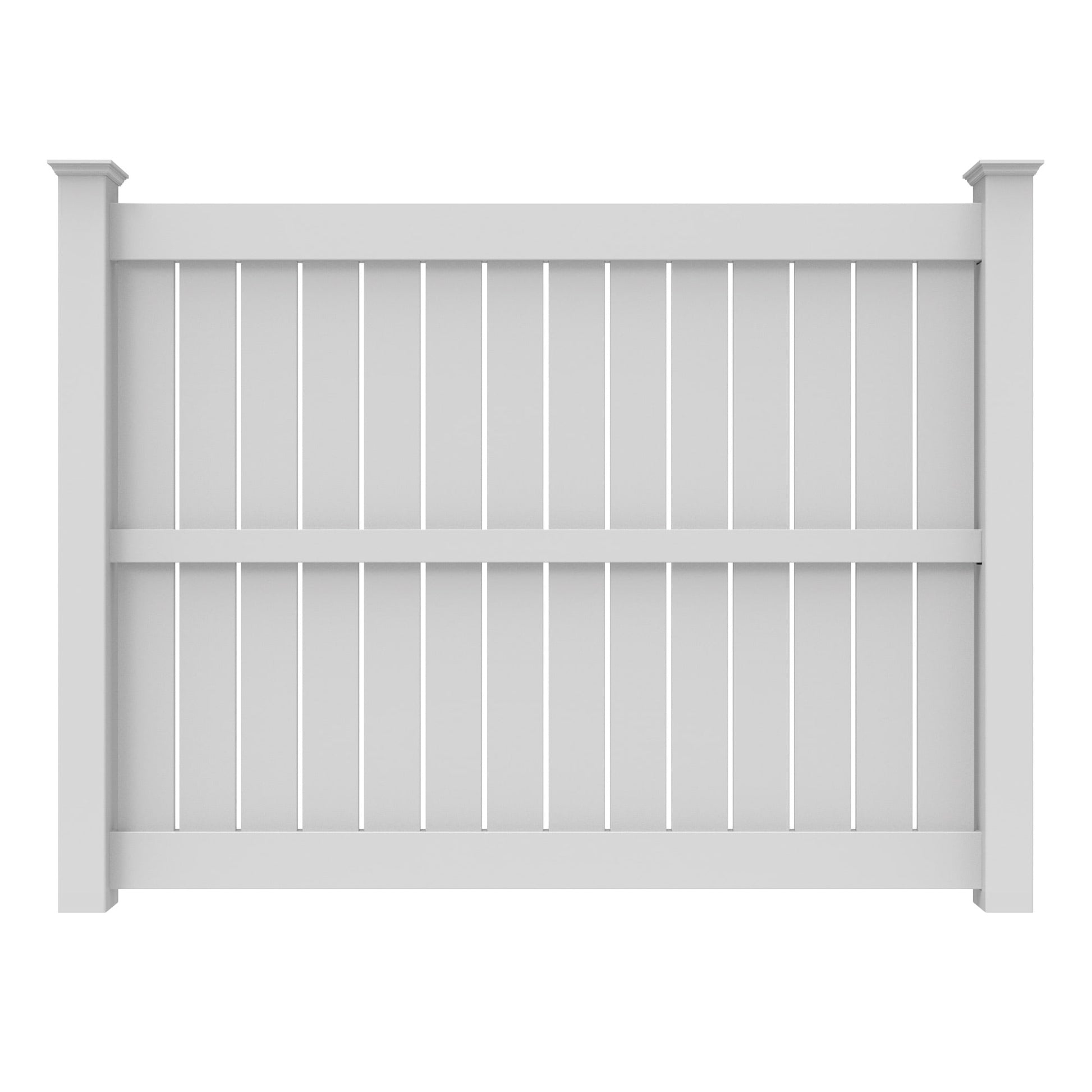 Tupelo Haven Series - Fence Panel - 6' x 8'-Vinyl Fence Panels-ActiveYards-White-FenceCenter