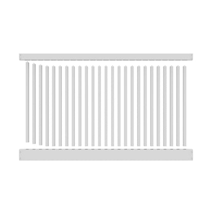 Chestnut Haven Series - Fence Panel - 4' x 8'-Vinyl Fence Panels-ActiveYards-White-FenceCenter