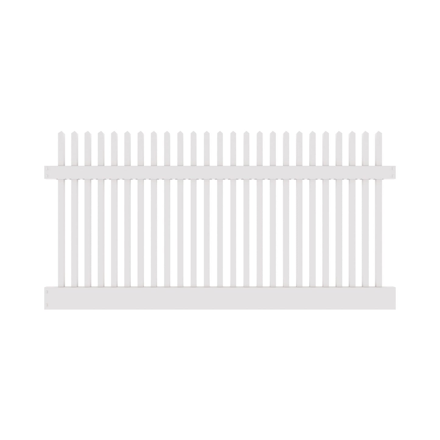 Chestnut Haven Series - Fence Panel - 4' x 8'-Vinyl Fence Panels-ActiveYards-White-FenceCenter