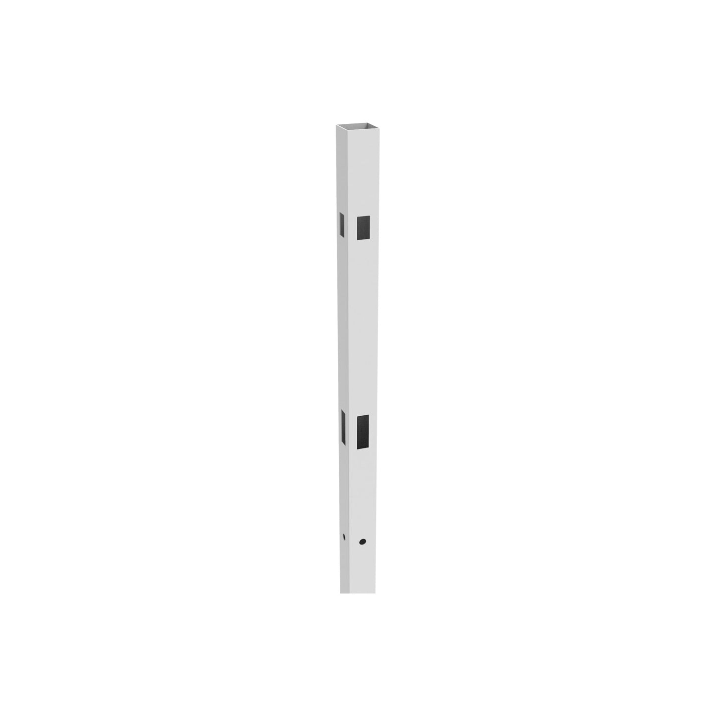 Corner Post (B) - 5" x 5" x 84"-Vinyl Fence Posts-ActiveYards-White-FenceCenter