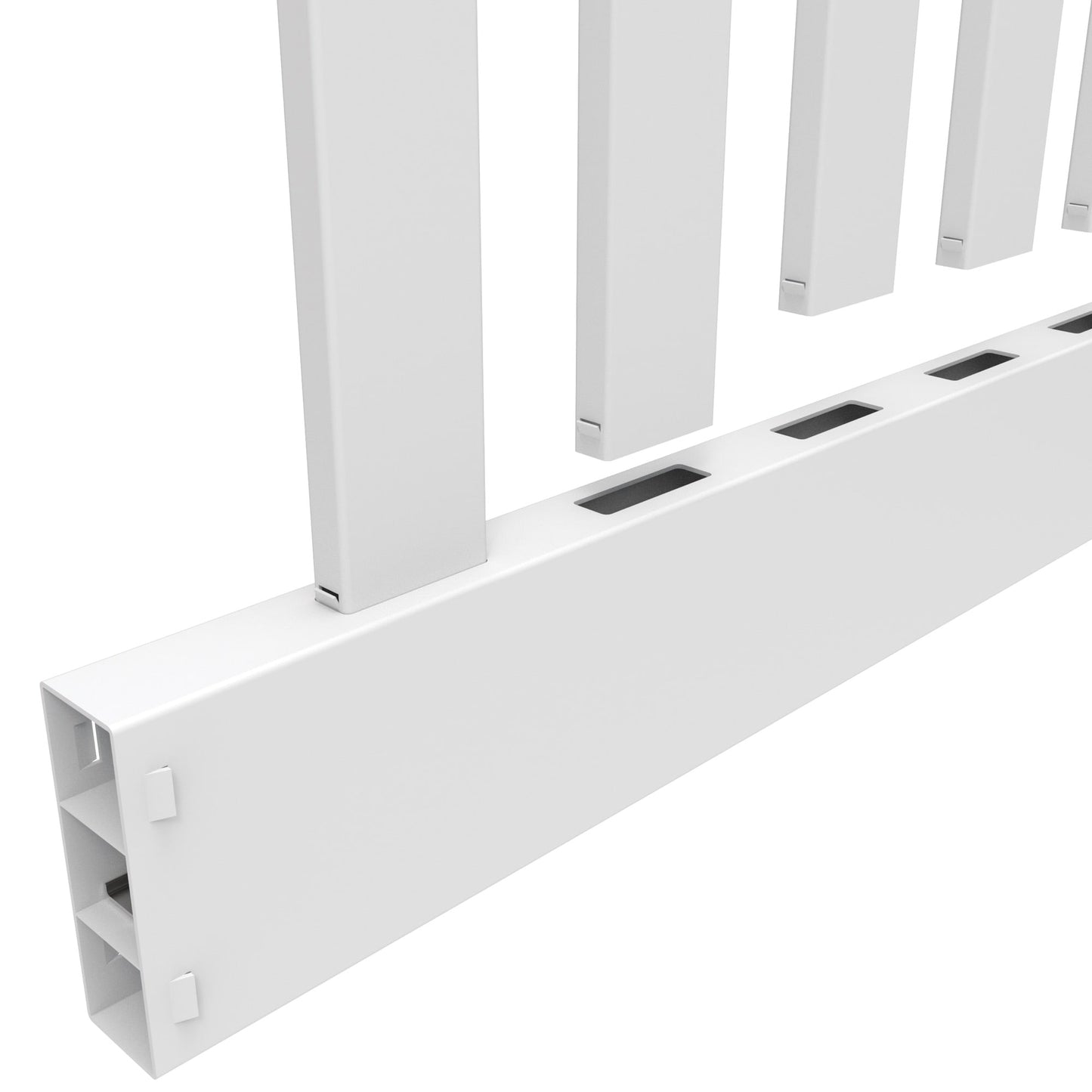 Rockport Haven Series - Fence Panel - 4' x 8'-Vinyl Fence Panels-ActiveYards-White-FenceCenter