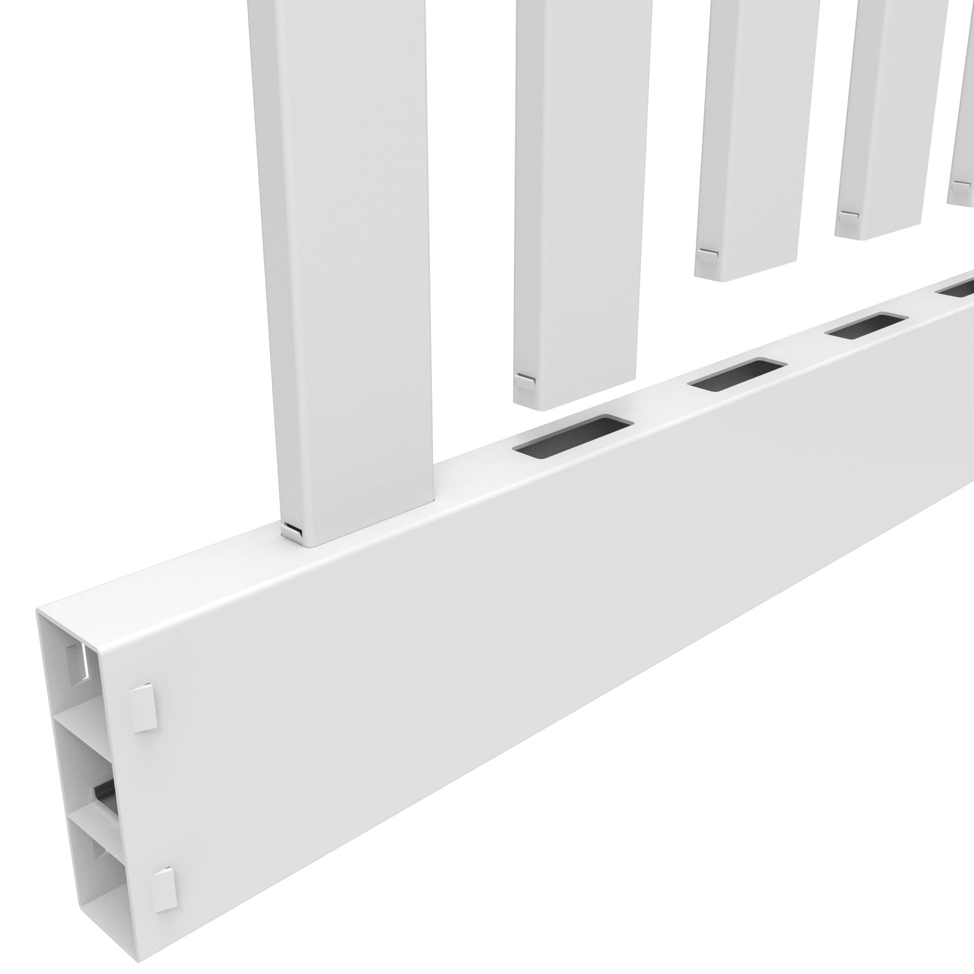 Rockport Haven Series - Fence Panel - 4' x 8'-Vinyl Fence Panels-ActiveYards-White-FenceCenter