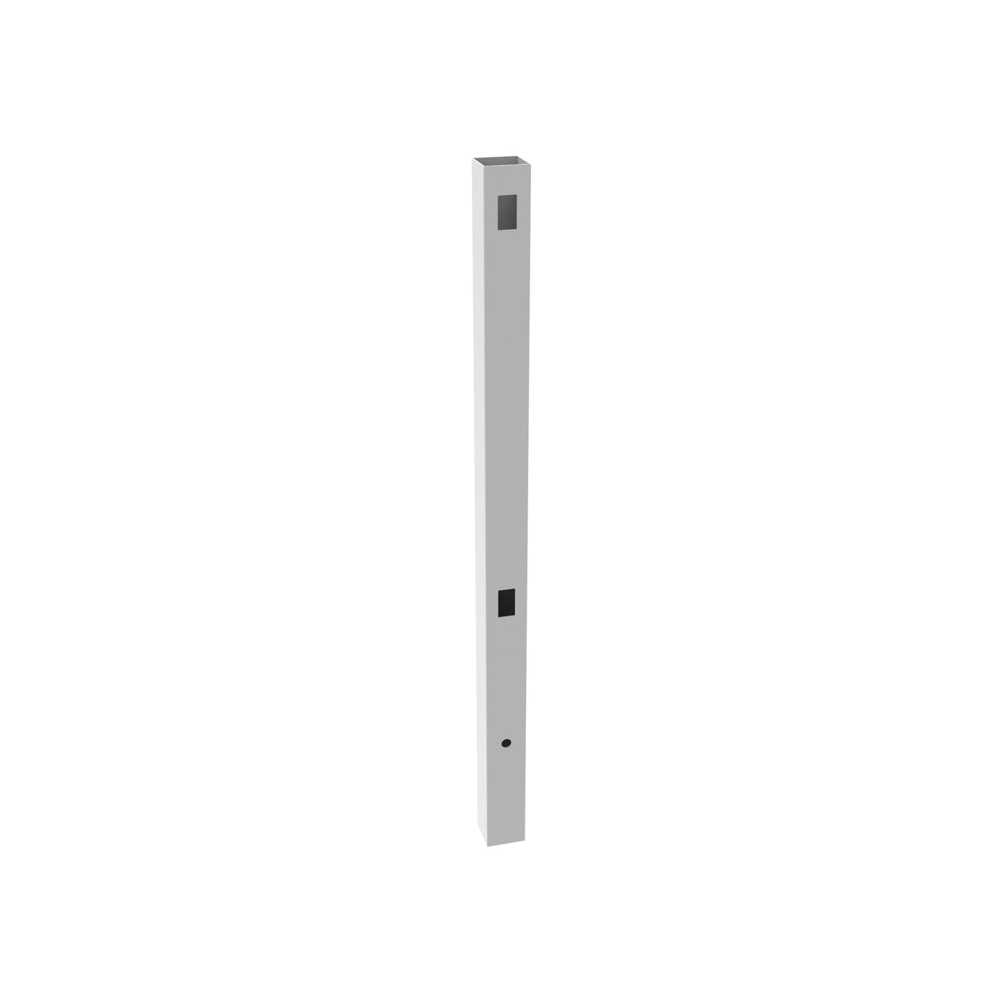 End/Gate Post (C) - 5" x 5" x 84"-Vinyl Fence Posts-ActiveYards-White-FenceCenter