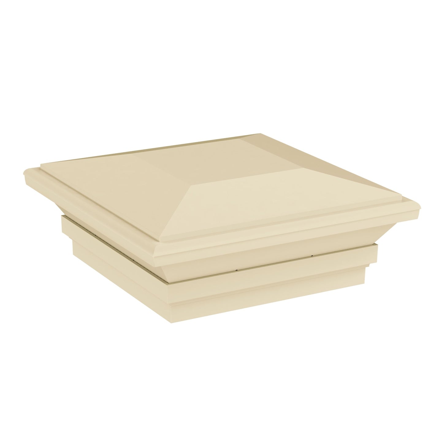 Contemporary Post Cap - 5" x 5"-Fence Post Caps-ActiveYards-Sand-FenceCenter