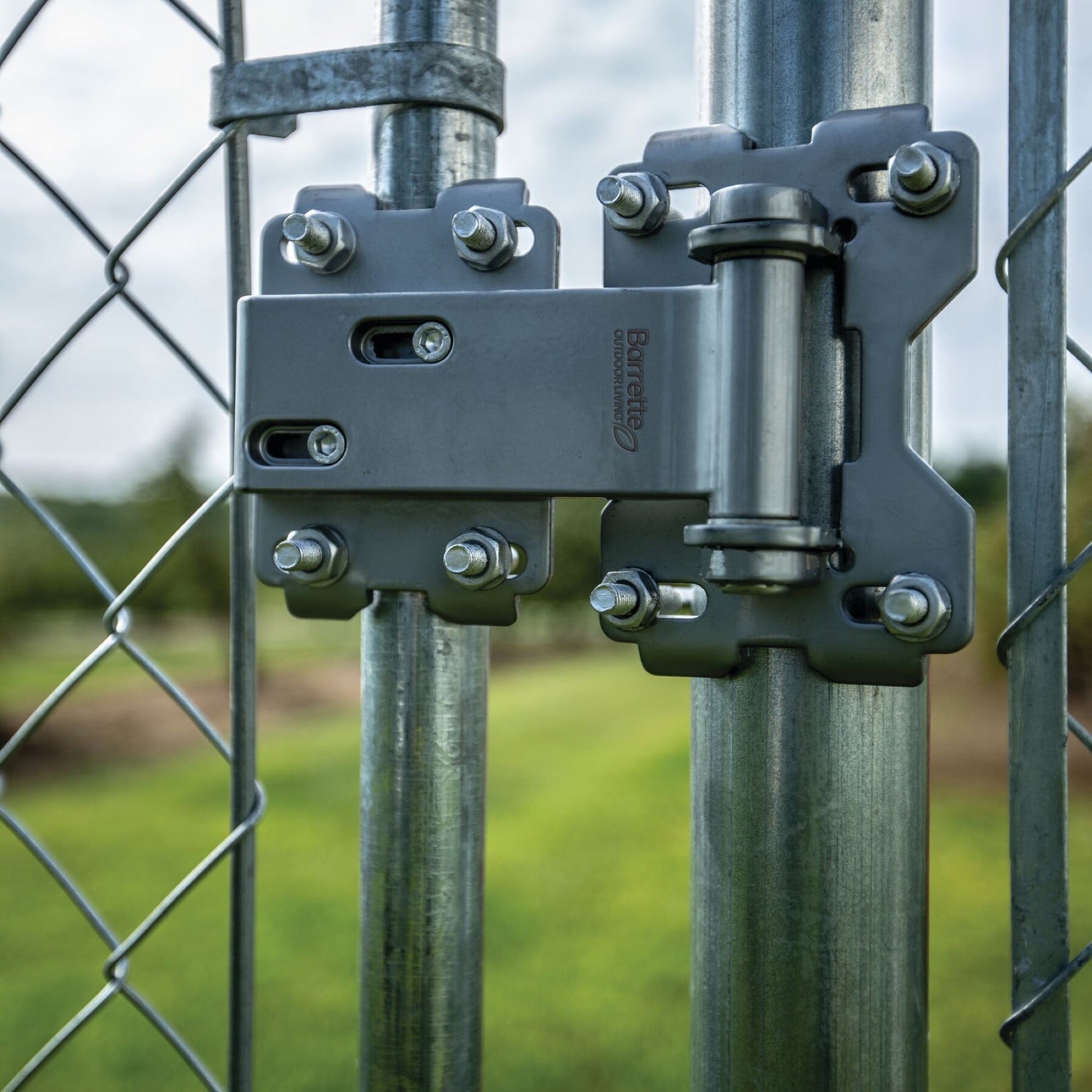 Chain Link/Farm Hinge - Standard-Hinges-BOL Hardware-Matte Silver-8-FenceCenter