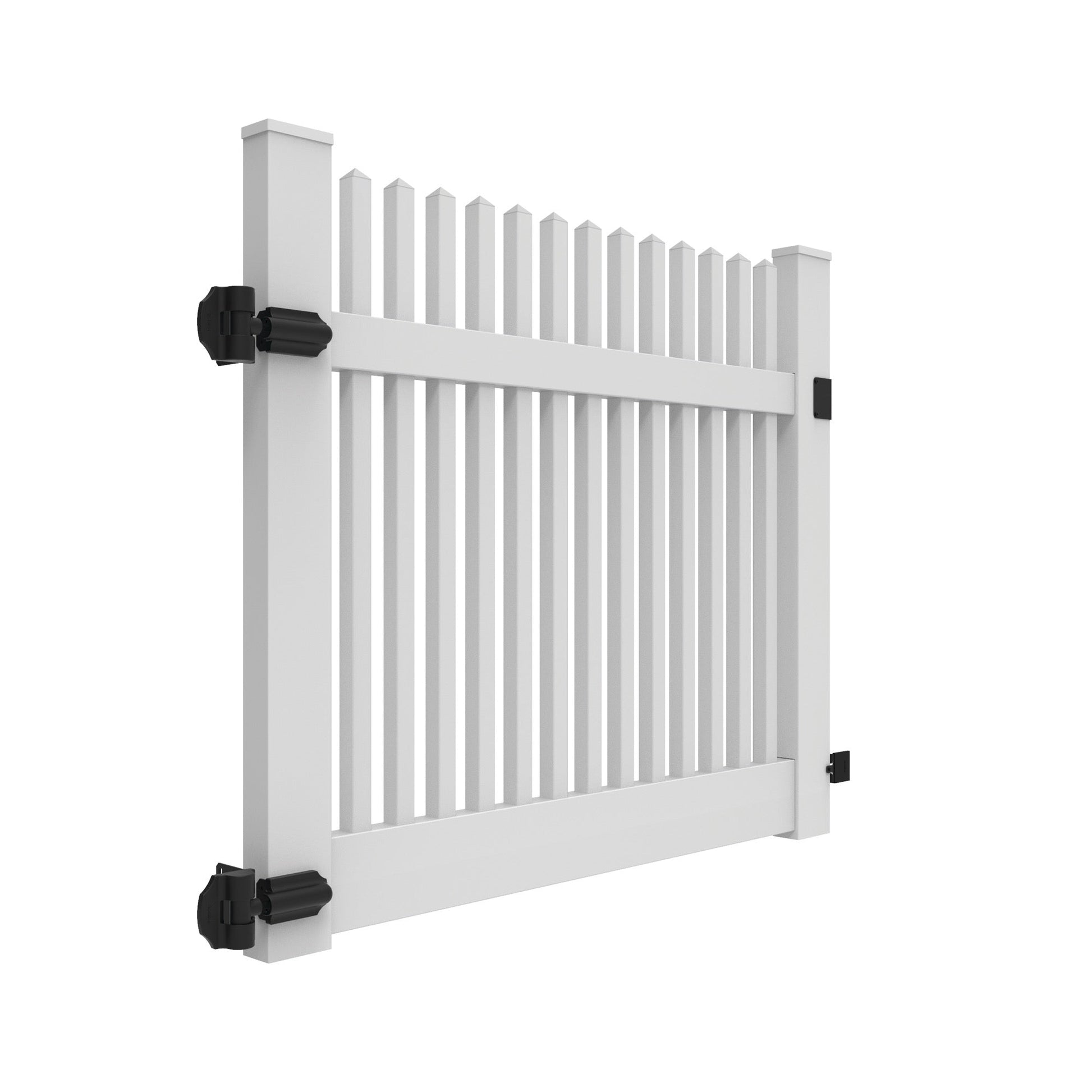 Cape Cod  - Drive Gate - 4' x 58"-Vinyl Fence Gates-catalyst-White-FenceCenter