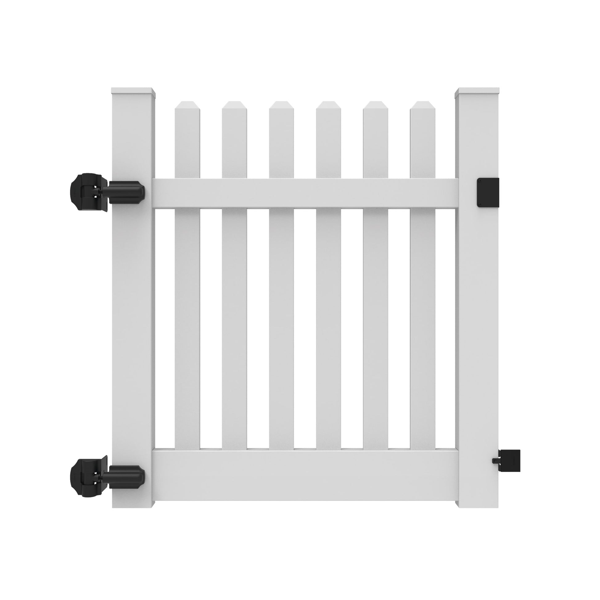 Rockport Haven Series - Walk Gate - 4' x 46"-Vinyl Fence Gates-ActiveYards-White-FenceCenter