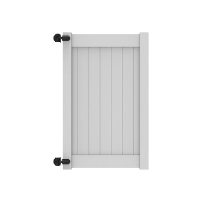 Newbury Home Series - Walk Gate - 6' x 46"-Vinyl Fence Gates-ActiveYards-White-FenceCenter