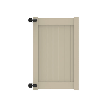 Newbury Home Series - Walk Gate - 6' x 46"-Vinyl Fence Gates-ActiveYards-Sand-FenceCenter