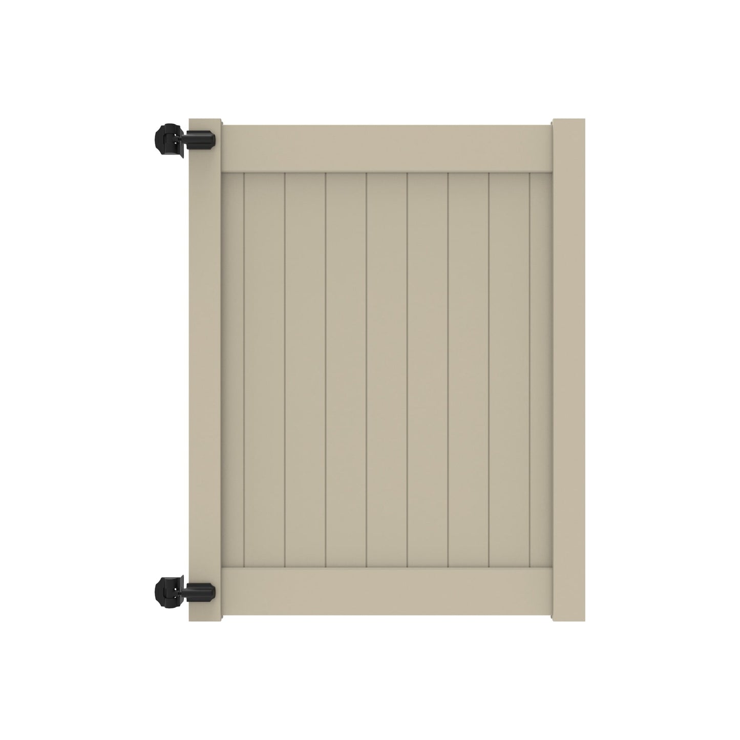 Newbury Home Series - Drive Gate - 6' x 58"-Vinyl Fence Gates-ActiveYards-Sand-FenceCenter