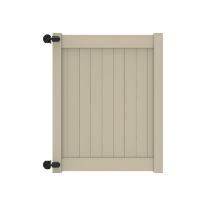 Newbury Home Series - Drive Gate - 6' x 58"-Vinyl Fence Gates-ActiveYards-Sand-FenceCenter