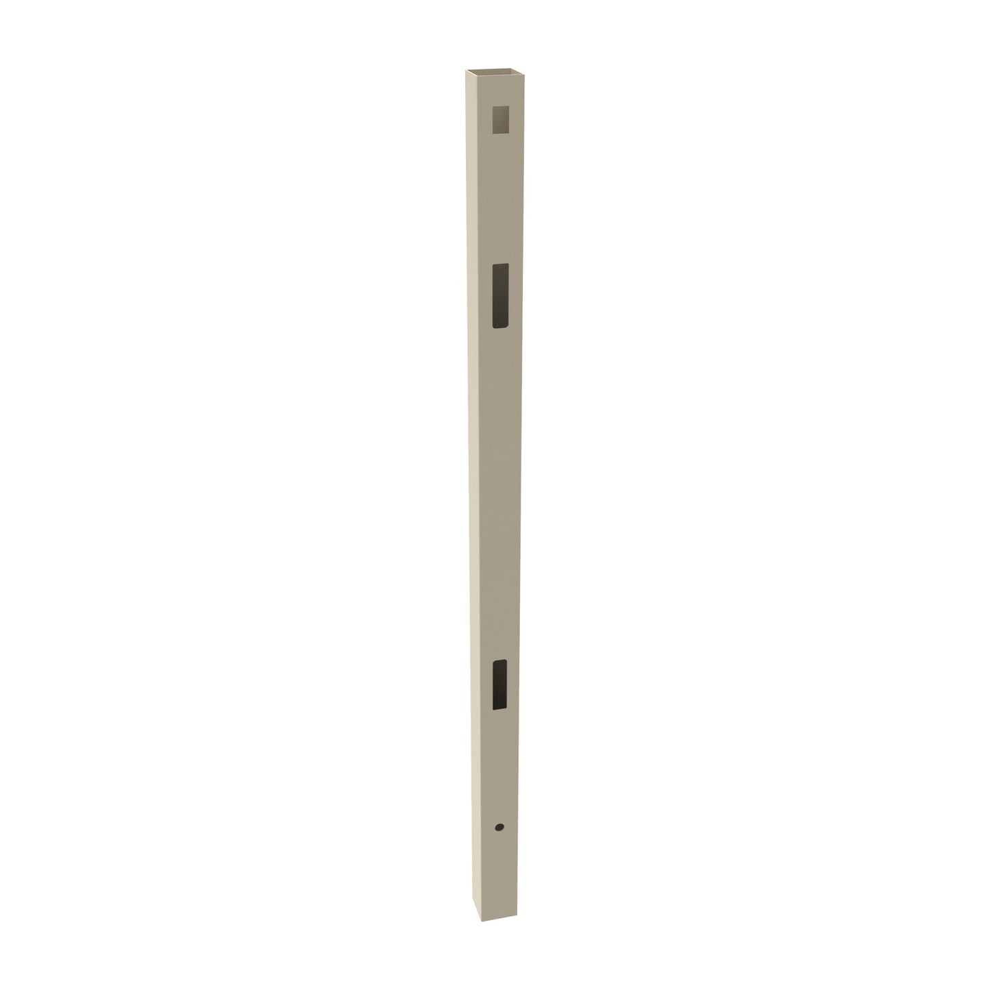 End Post (VY) - 5" x 5" x 108"-Vinyl Fence Posts-ActiveYards-Sand-FenceCenter