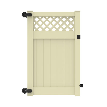 Tybee Home Series - Walk Gate - 6' x 46"-Vinyl Fence Gates-ActiveYards-Sand-FenceCenter