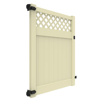 Tybee Home Series - Drive Gate - 6' x 58"-Vinyl Fence Gates-ActiveYards-FenceCenter