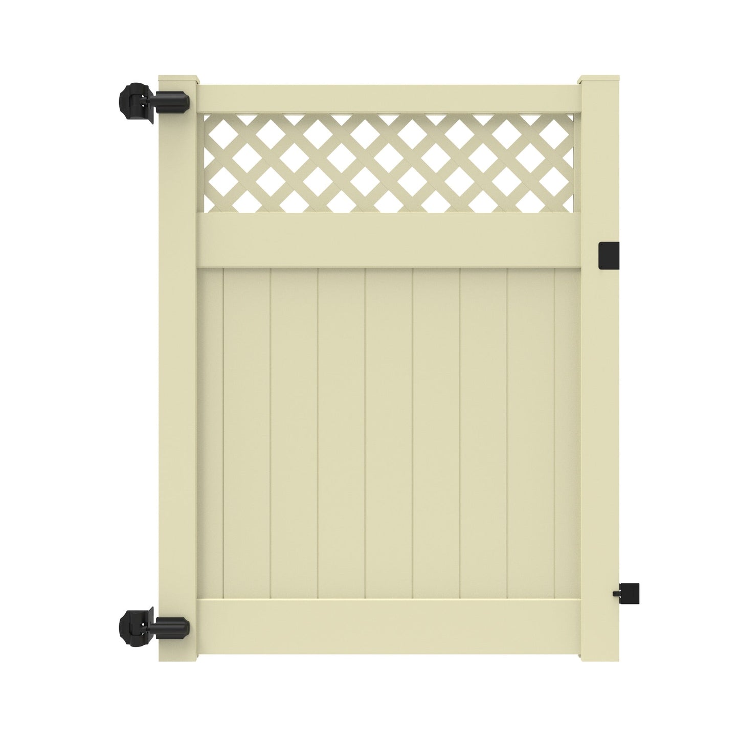 Tybee Home Series - Drive Gate - 6' x 58"-Vinyl Fence Gates-ActiveYards-Sand-FenceCenter