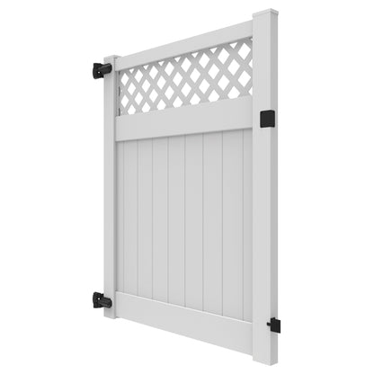 Tybee Home Series - Drive Gate - 6' x 58"-Vinyl Fence Gates-ActiveYards-FenceCenter