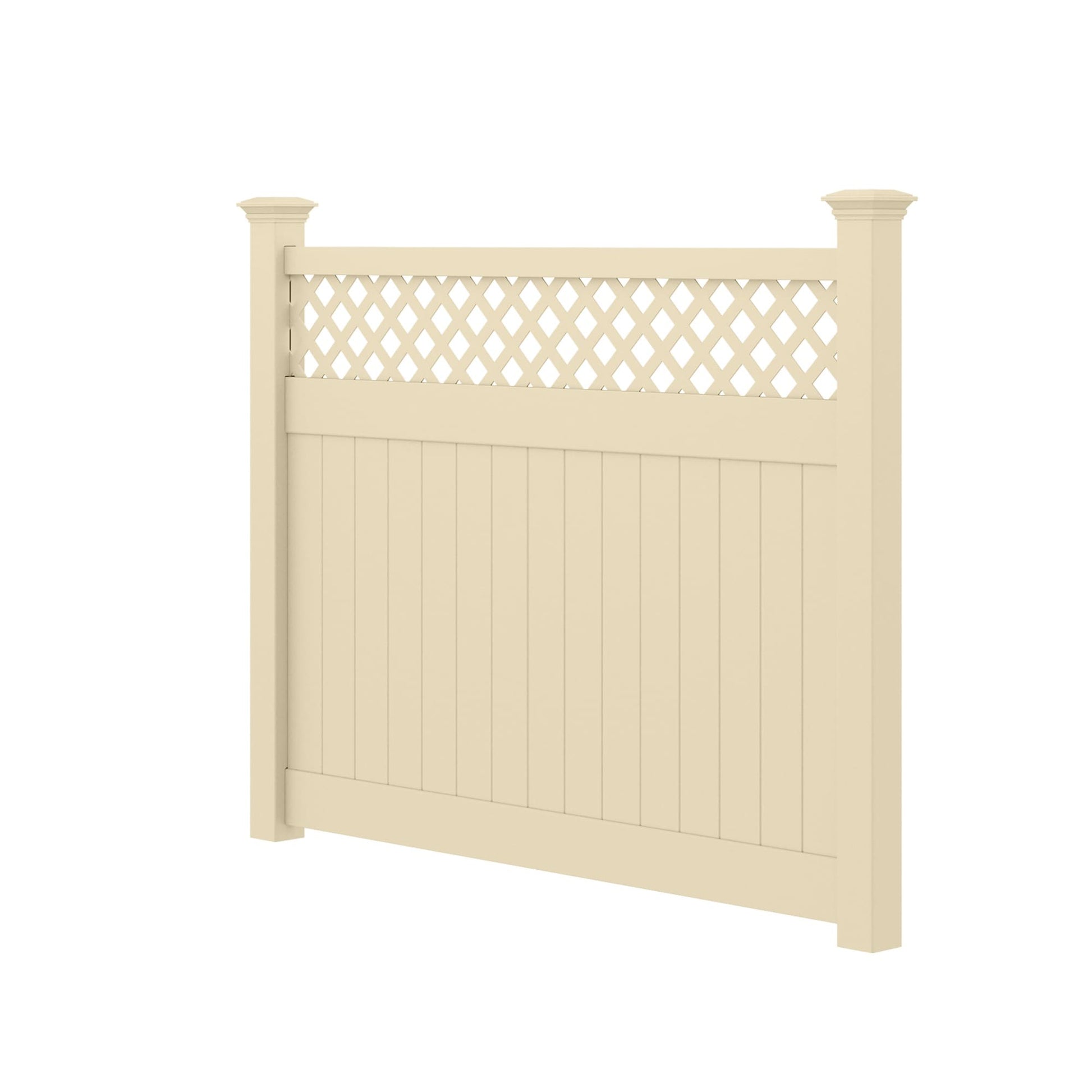 Tybee Home Series - Fence Panel - 6' x 8'-Vinyl Fence Panels-ActiveYards-FenceCenter
