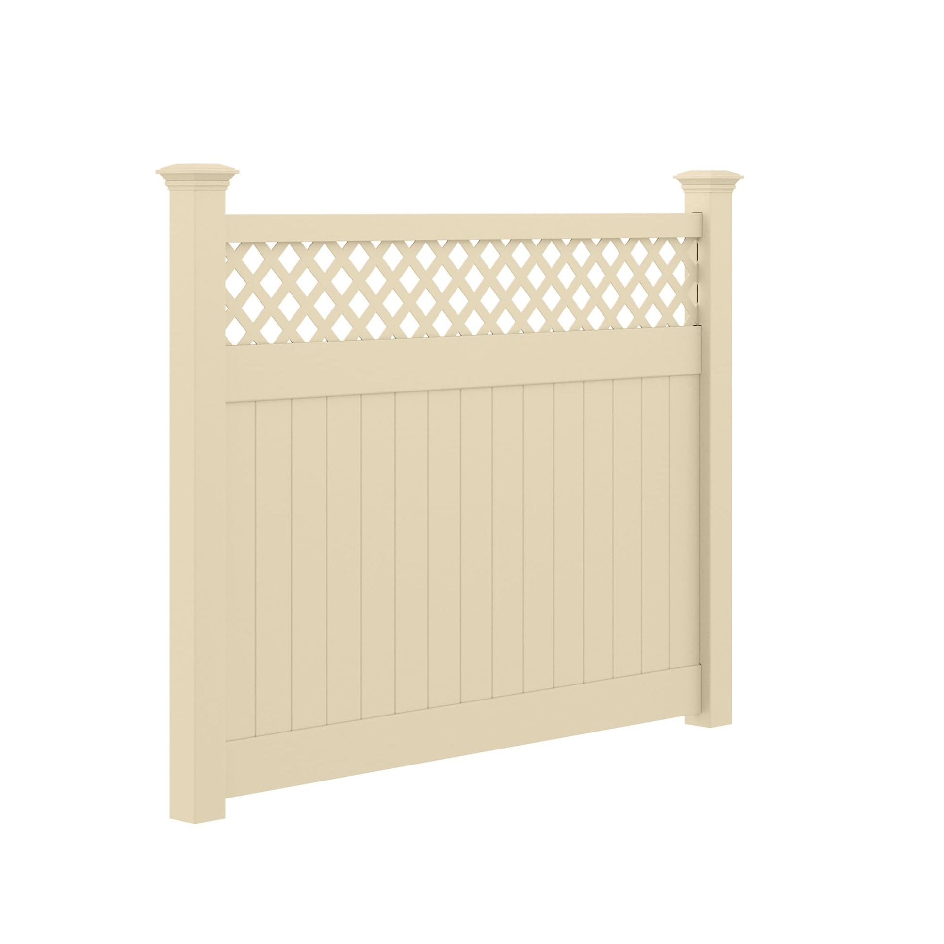 Tybee Home Series - Fence Panel - 6' x 8'-Vinyl Fence Panels-ActiveYards-FenceCenter