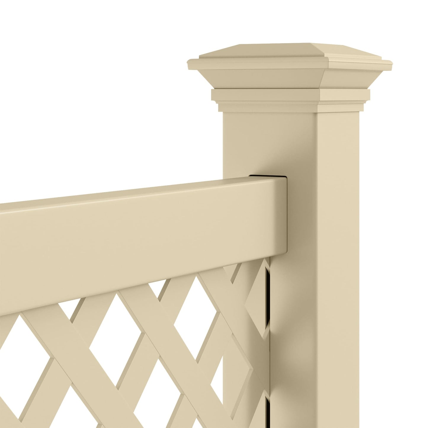 Tybee Home Series - Fence Panel - 6' x 8'-Vinyl Fence Panels-ActiveYards-FenceCenter