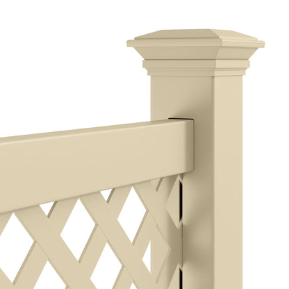 Tybee Home Series - Fence Panel - 6' x 8'-Vinyl Fence Panels-ActiveYards-FenceCenter