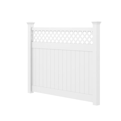Tybee Home Series - Fence Panel - 6' x 8'-Vinyl Fence Panels-ActiveYards-FenceCenter