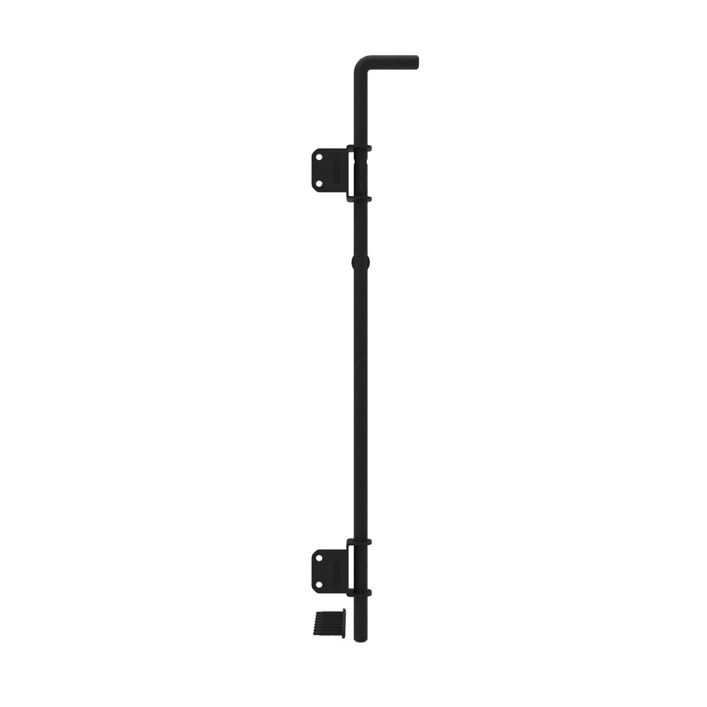 Drop Rod - Heavy Duty - 24"-Drop Rods-BOL Hardware-Matte Black-12-FenceCenter