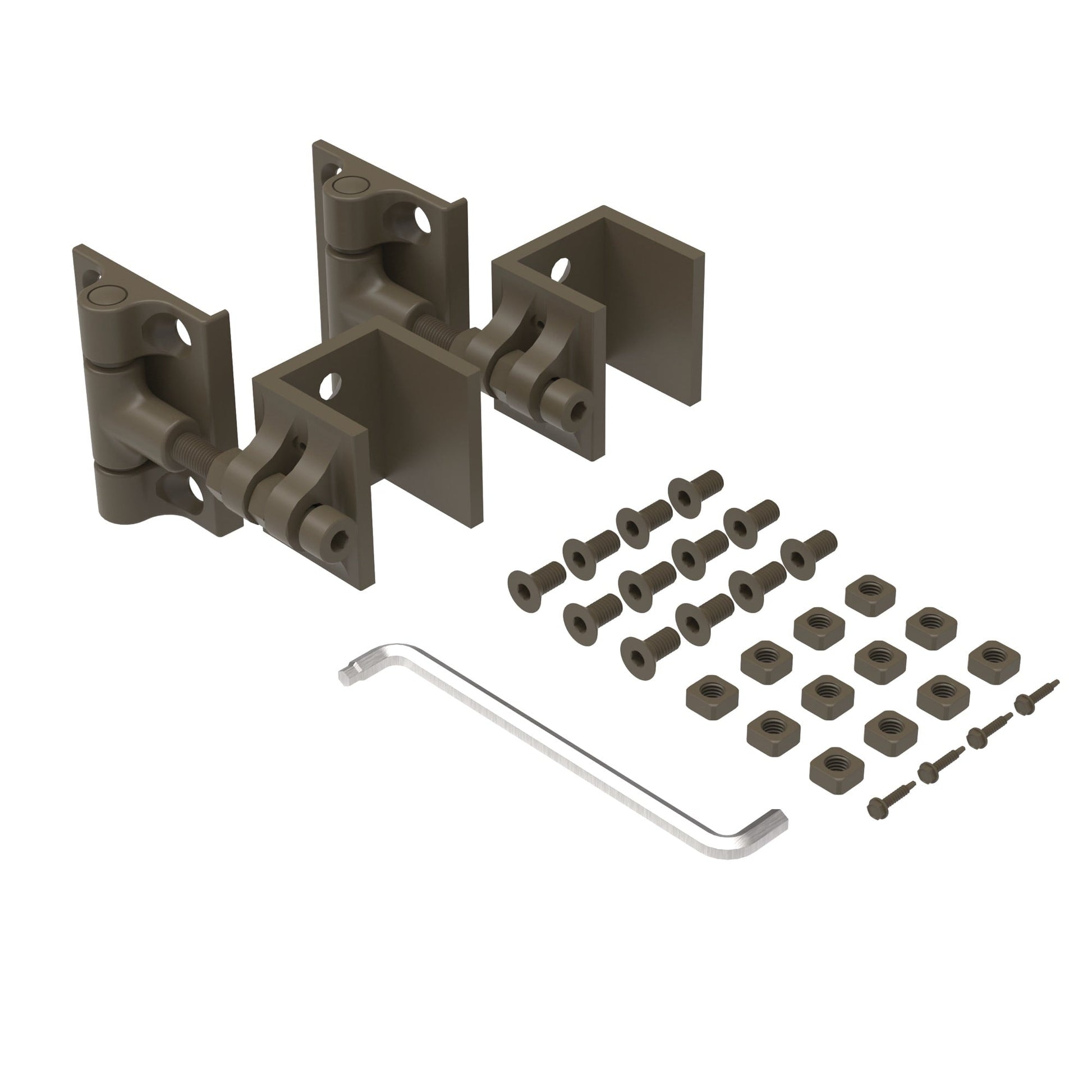 Estate Gate Hinge - 2.5" Upright-Hinges-BOL Hardware-FenceCenter