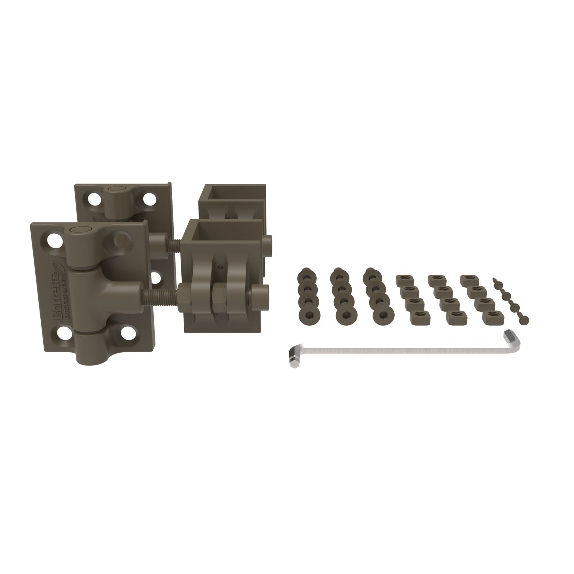 Estate Gate Hinge - 2.5" Upright-Hinges-BOL Hardware-FenceCenter