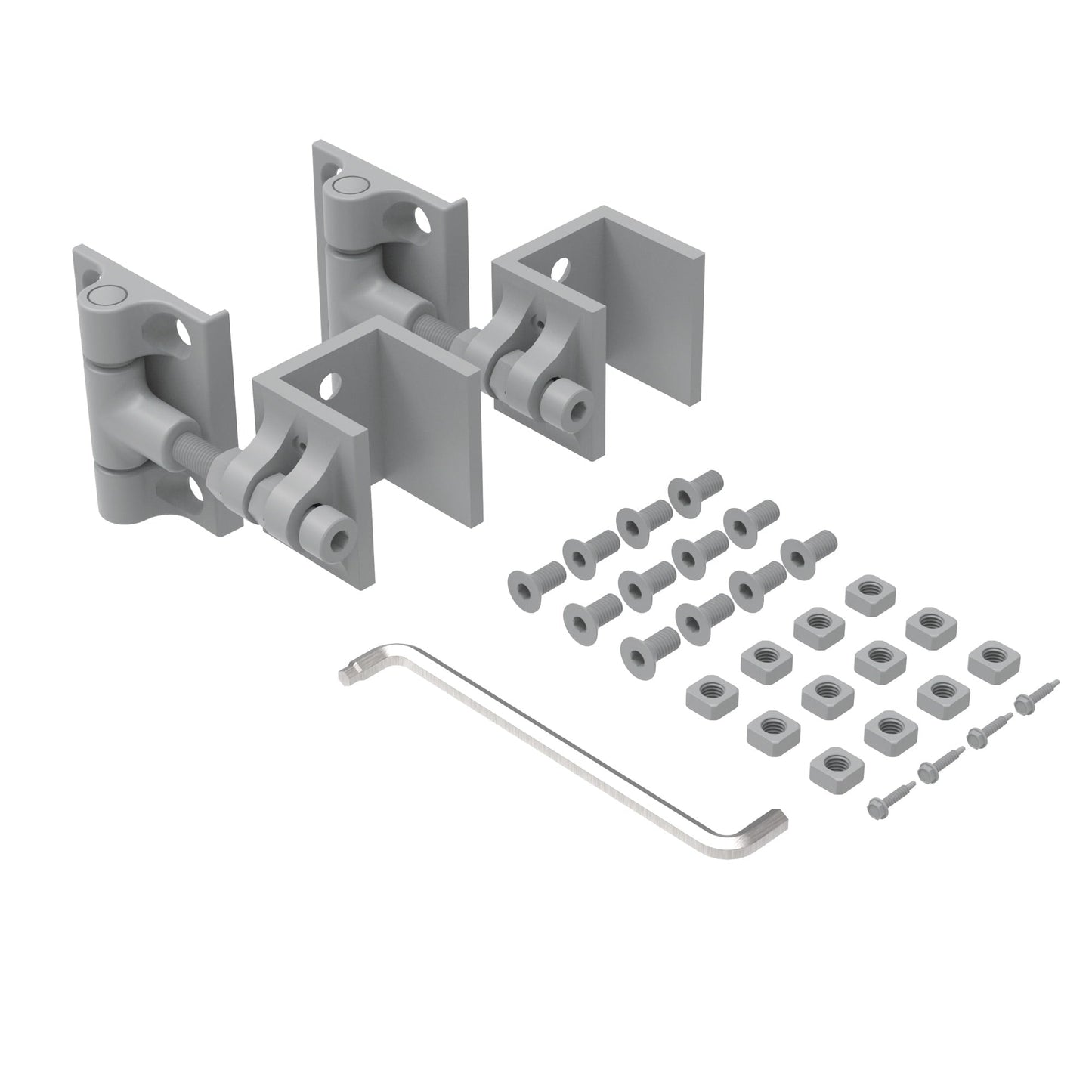 Estate Gate Hinge - 2.5" Upright-Hinges-BOL Hardware-FenceCenter