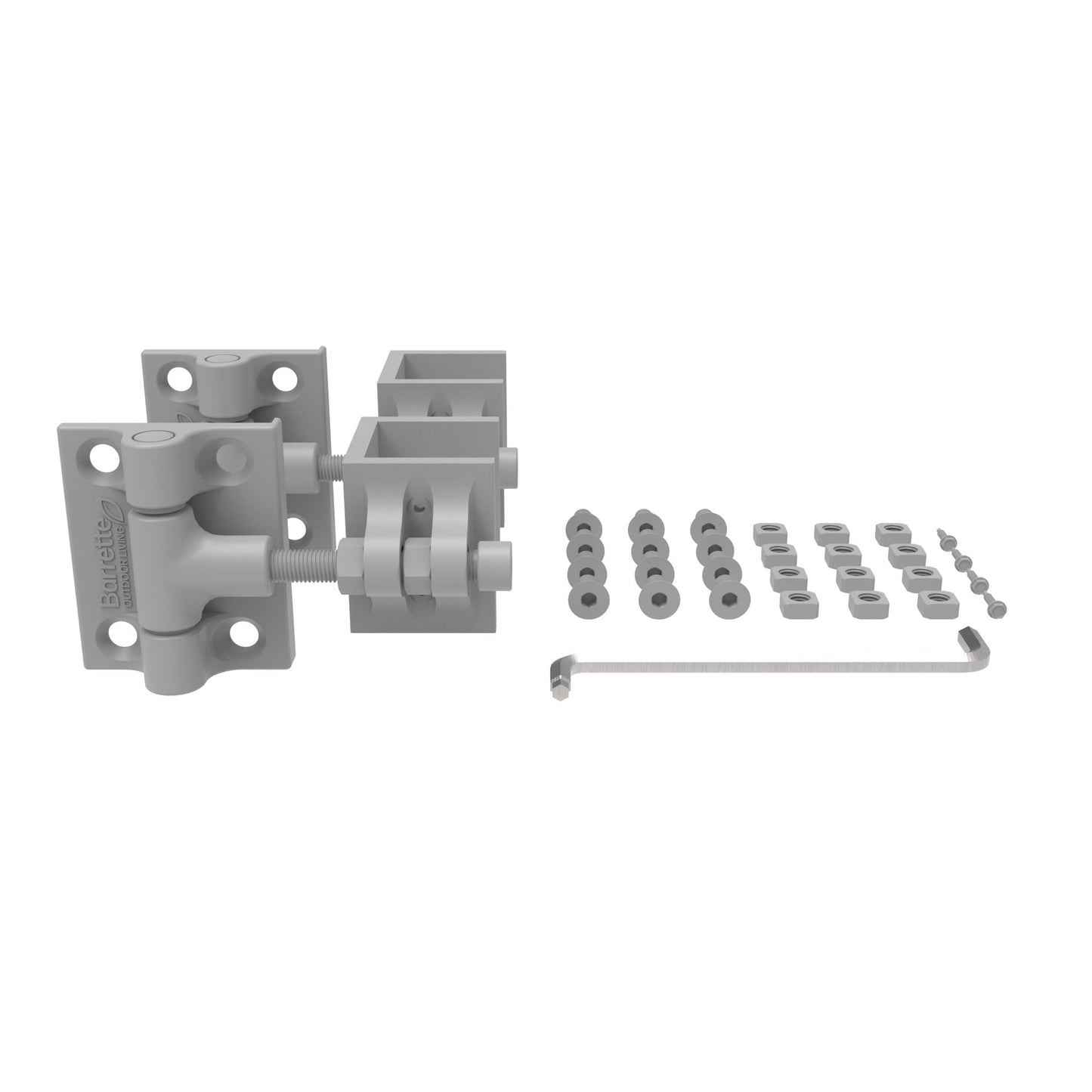 Estate Gate Hinge - 2.5" Upright-Hinges-BOL Hardware-FenceCenter