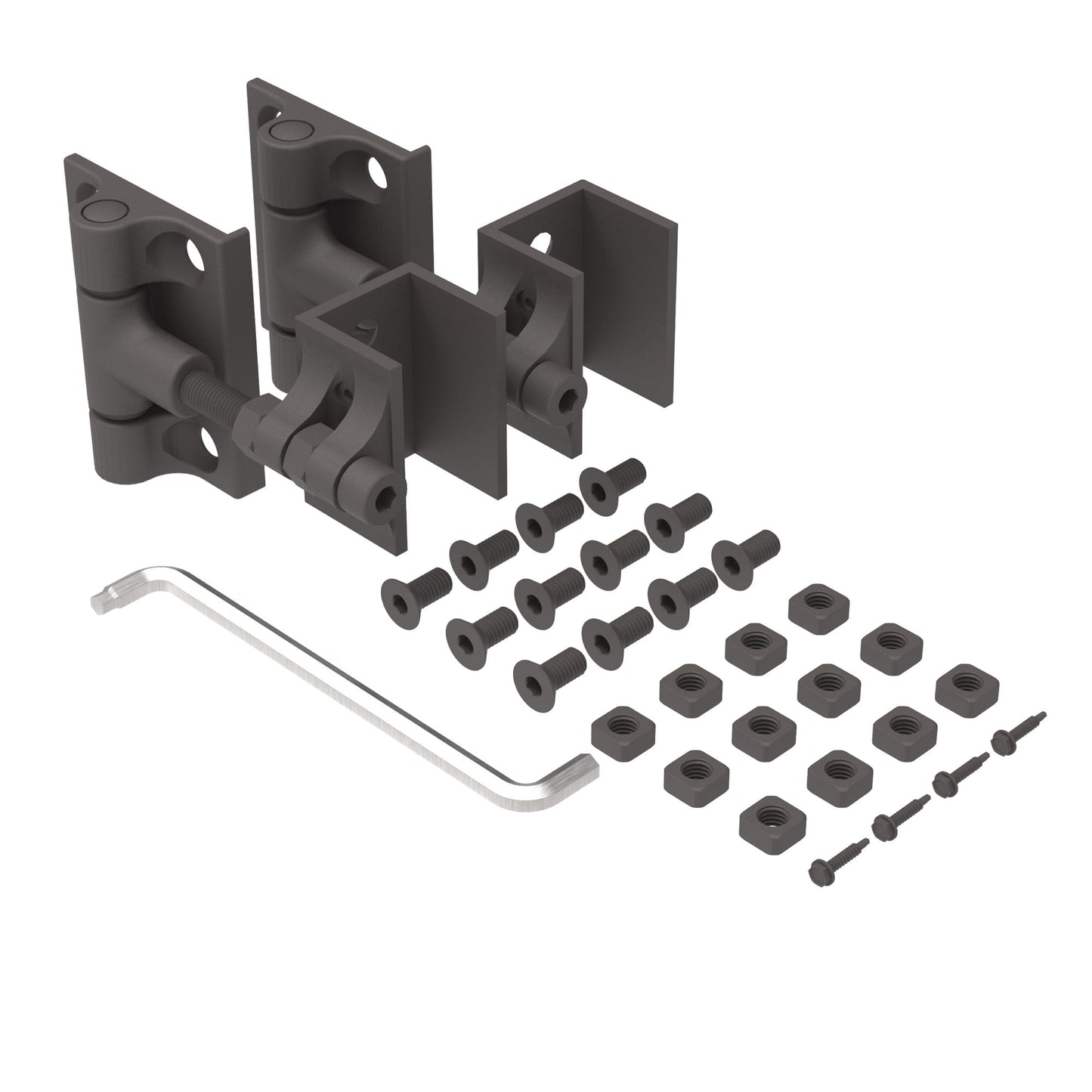 Estate Gate Hinge - 2" Upright-Hinges-BOL Hardware-FenceCenter