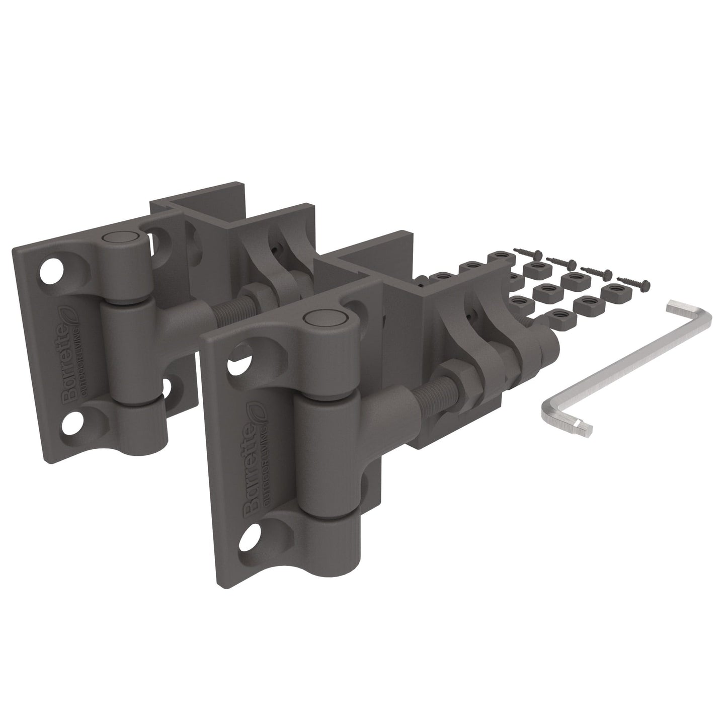 Estate Gate Hinge - 2.5" Upright-Hinges-BOL Hardware-Matte Bronze-6-FenceCenter