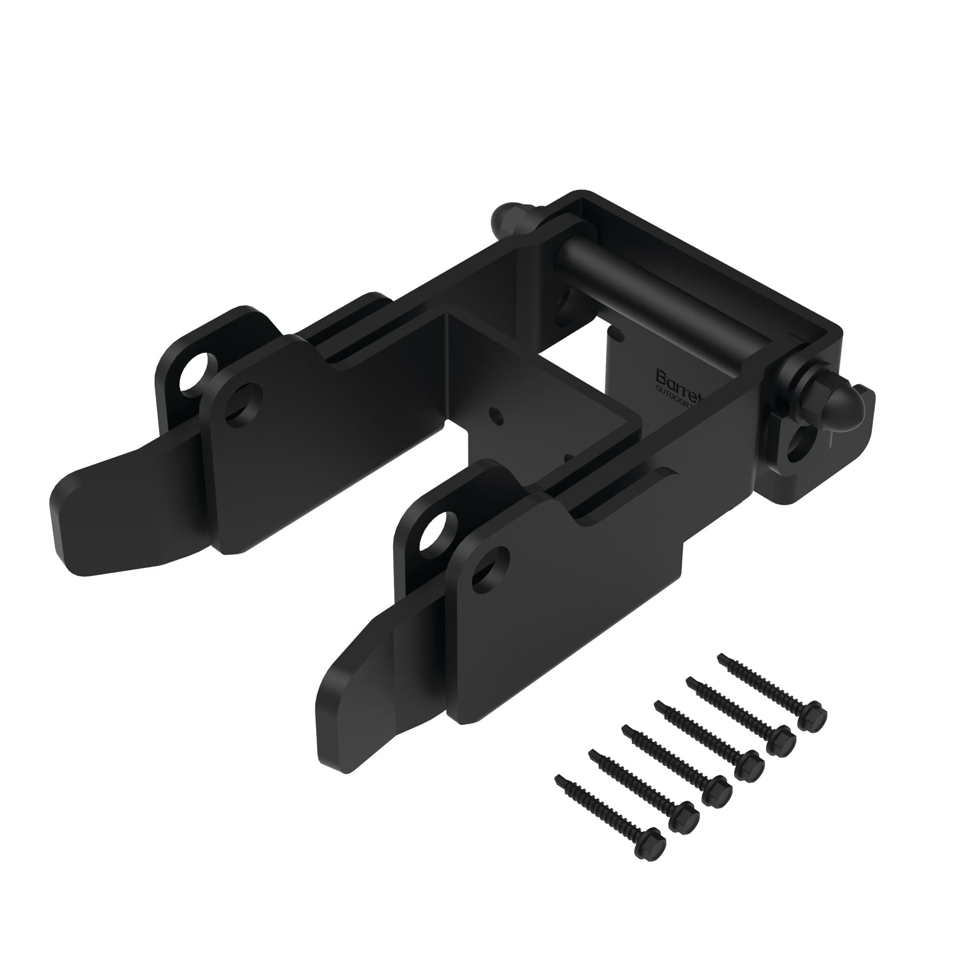 Standard Y-Latch - 2.5" Upright-Latches-BOL Hardware-Black-9-FenceCenter