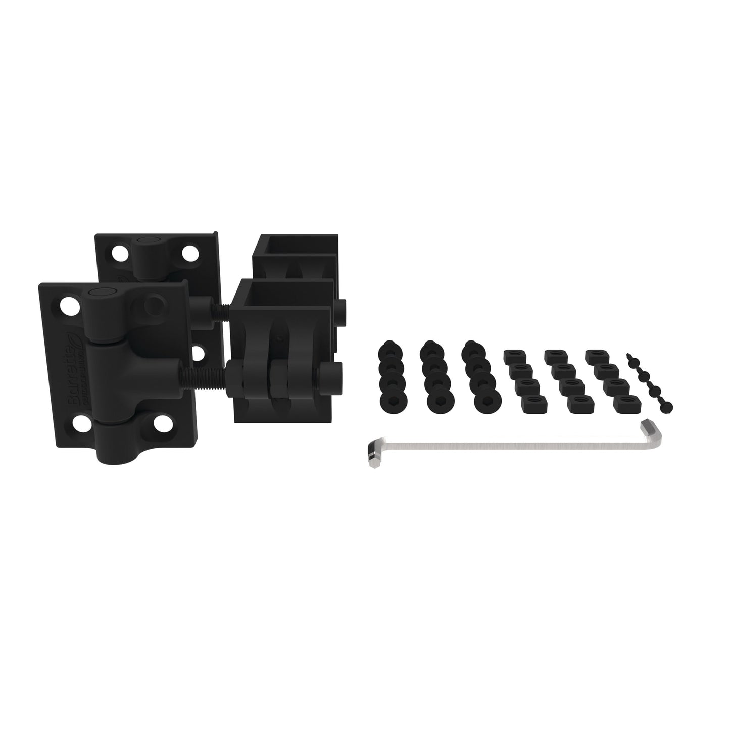Estate Gate Hinge - 2.5" Upright-Hinges-BOL Hardware-FenceCenter