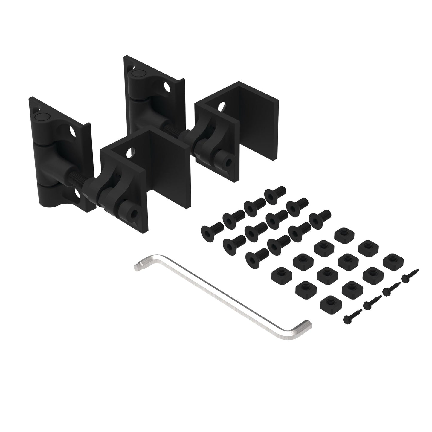 Estate Gate Hinge - 2.5" Upright-Hinges-BOL Hardware-FenceCenter