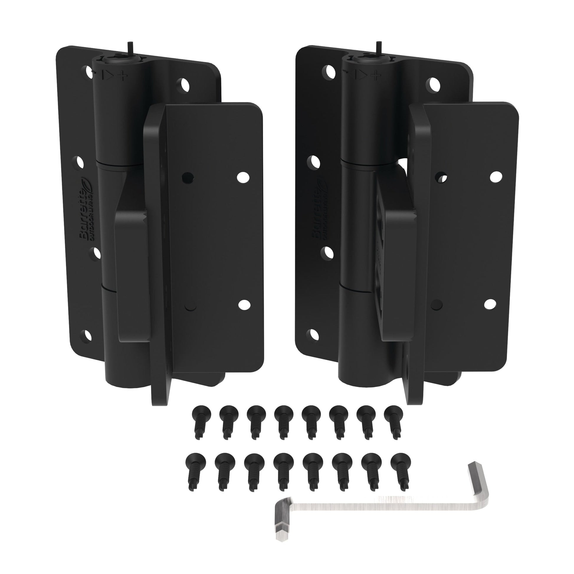 Butterfly Hinge - Flush Mount-Hinges-BOL Hardware-Black-12-FenceCenter