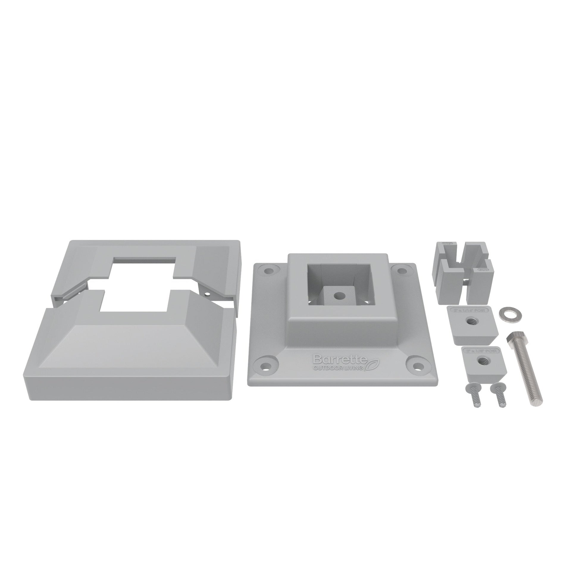 Surface Mount & Cover G2 - 2"-Accessories-BOL Hardware-FenceCenter