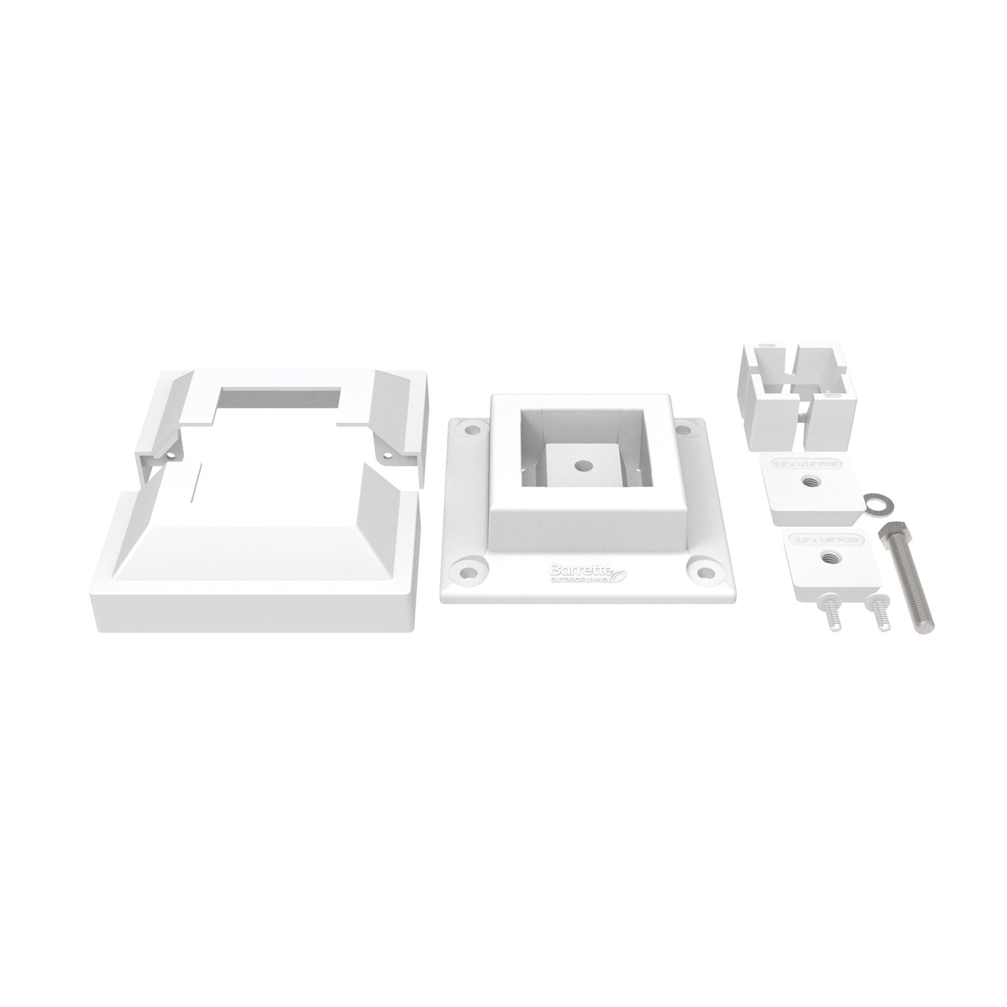 Surface Mount & Cover G2 - 2.5"-Accessories-BOL Hardware-FenceCenter