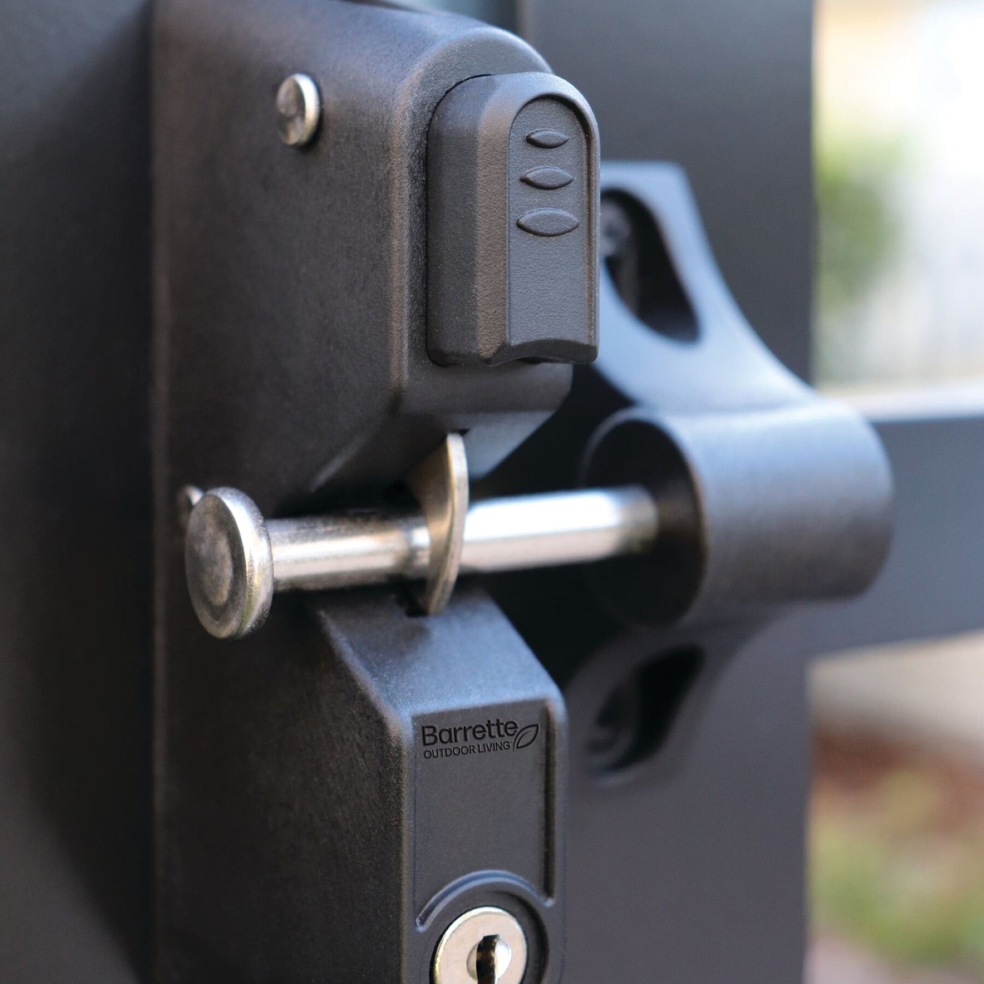 Gravity Latch - One Sided Locking-Latches-BOL Hardware-Black-48-FenceCenter